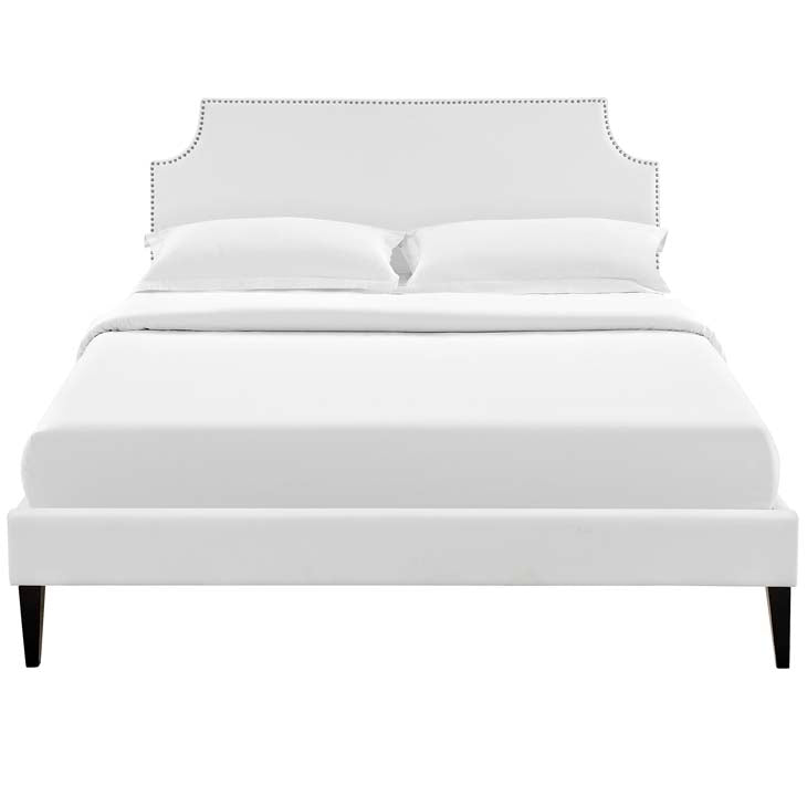 Conner Full Platform Bed with Squared Tapered Legs - living-essentials