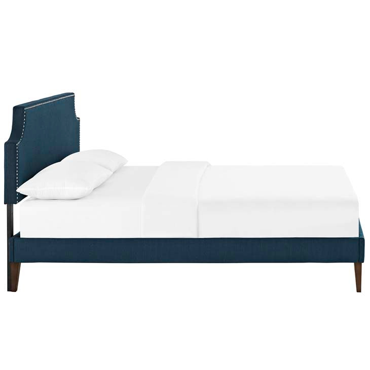 Conner King Platform Bed with Squared Tapered Legs - living-essentials