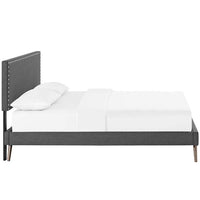 Macey Twin Platform Bed with Squared Tapered Legs - living-essentials