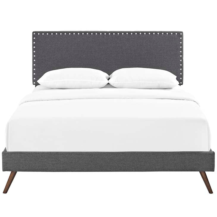Macey Twin Platform Bed with Squared Tapered Legs - living-essentials
