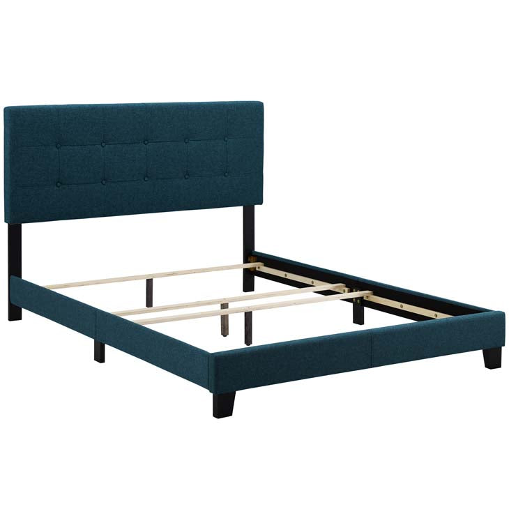 Amia Twin Upholstered Fabric Bed - living-essentials