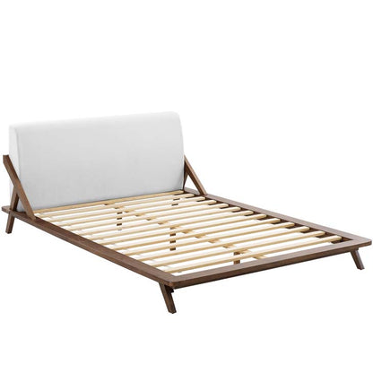 Luella Queen Upholstered Fabric Platform Bed - living-essentials