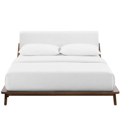 Luella Queen Upholstered Fabric Platform Bed - living-essentials