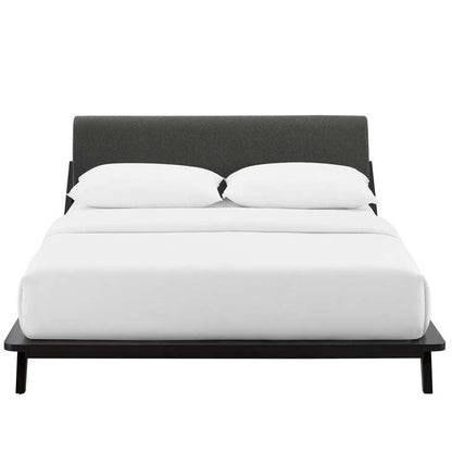 Luella Queen Upholstered Fabric Platform Bed - living-essentials