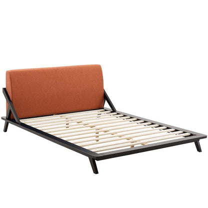 Luella Queen Upholstered Fabric Platform Bed - living-essentials