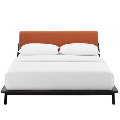 Luella Queen Upholstered Fabric Platform Bed - living-essentials