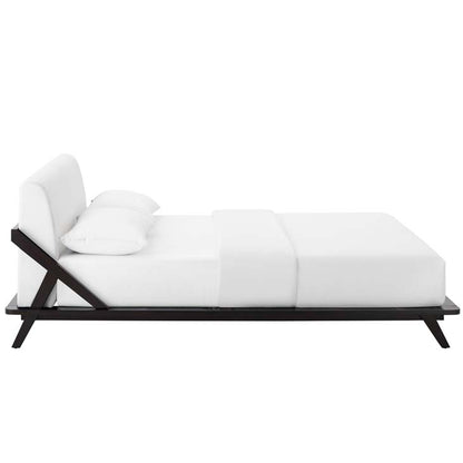 Luella Queen Upholstered Fabric Platform Bed - living-essentials