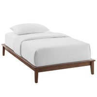 Lodge Twin Wood Platform Bed Frame - living-essentials