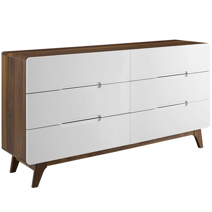 Ancestry Six-Drawer Wood Dresser or Display Stand - living-essentials