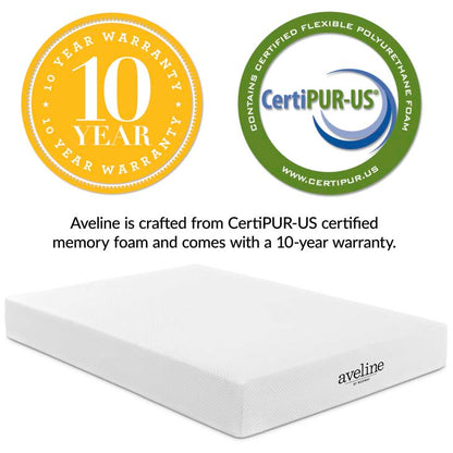 Aveline 10" California King Gel Memory Foam Mattress - living-essentials