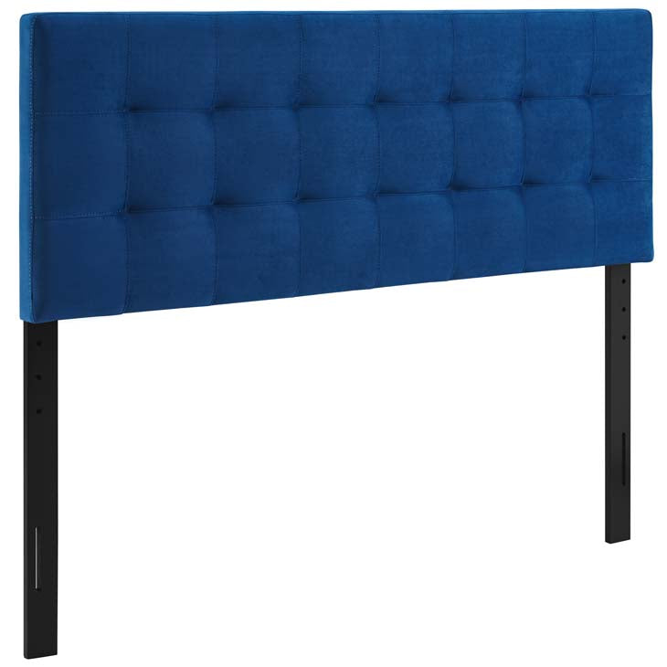 Diana Biscuit Tufted Velvet Queen Headboard - living-essentials