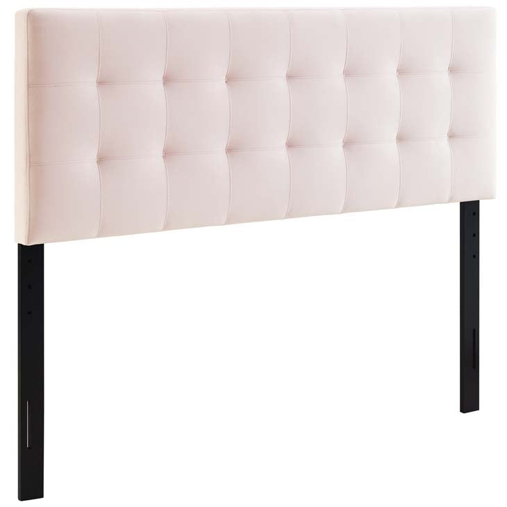 Diana Biscuit Tufted Velvet Queen Headboard - living-essentials