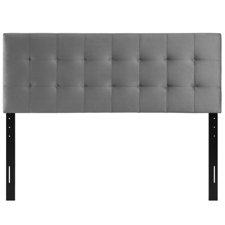 Diana Biscuit Tufted Velvet King Headboard - living-essentials