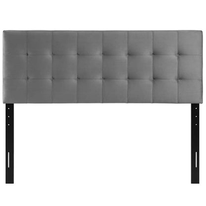Diana Biscuit Tufted Velvet King Headboard - living-essentials