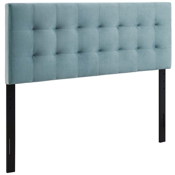Diana Biscuit Tufted Velvet King Headboard - living-essentials