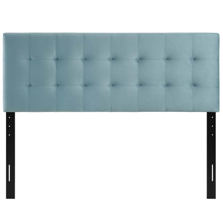 Diana Biscuit Tufted Velvet King Headboard - living-essentials