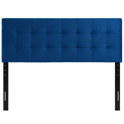 Diana Biscuit Tufted Velvet King Headboard - living-essentials