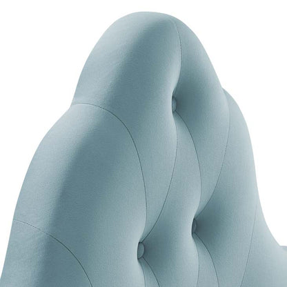 Crown Diamond Tufted Performance Velvet Twin Headboard - living-essentials