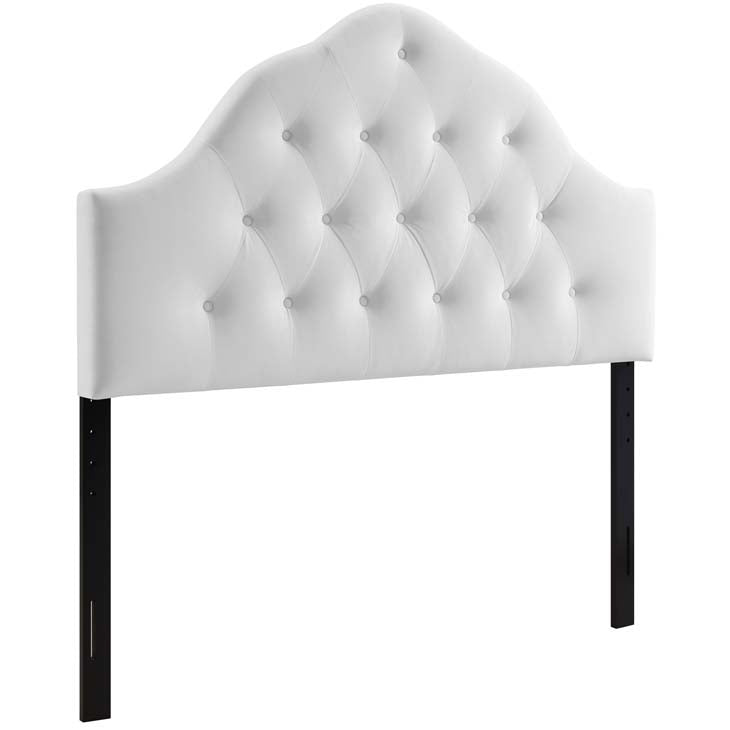 Crown Diamond Tufted Performance Velvet Queen Headboard - living-essentials