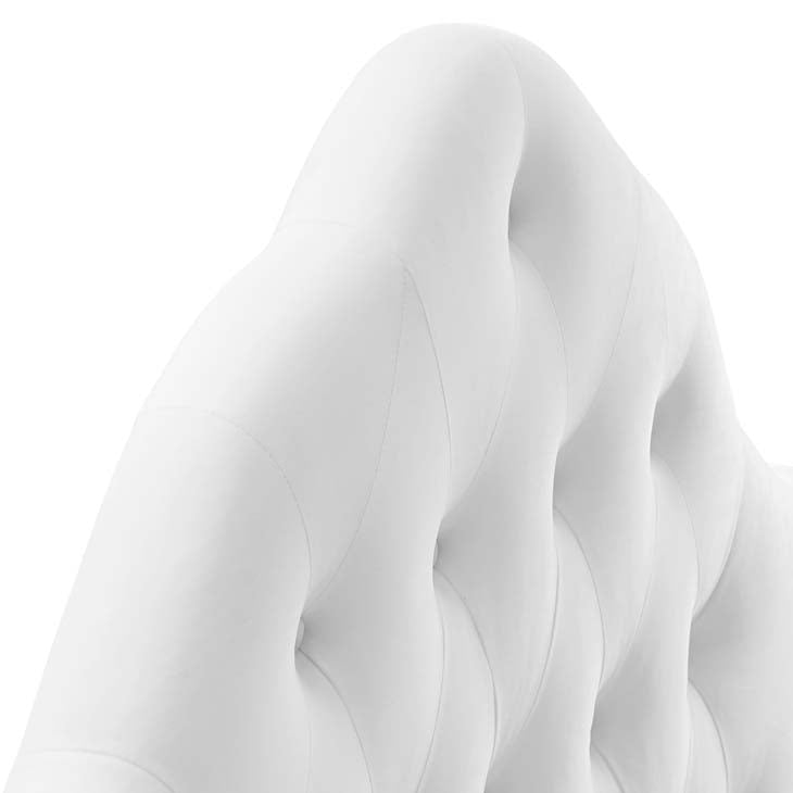 Crown Diamond Tufted Performance Velvet Queen Headboard - living-essentials