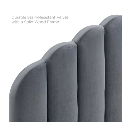 Veronica Twin Velvet Headboard