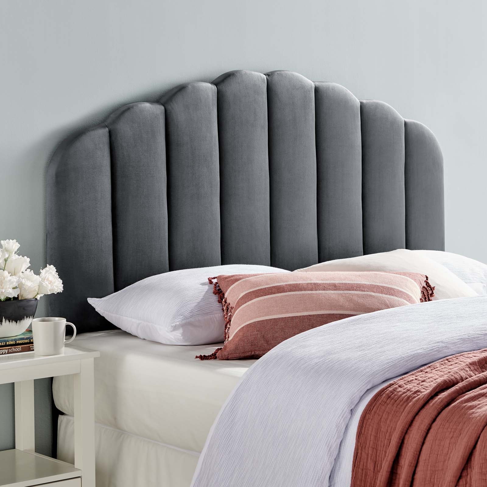 Veronica Full/Queen Velvet Headboard