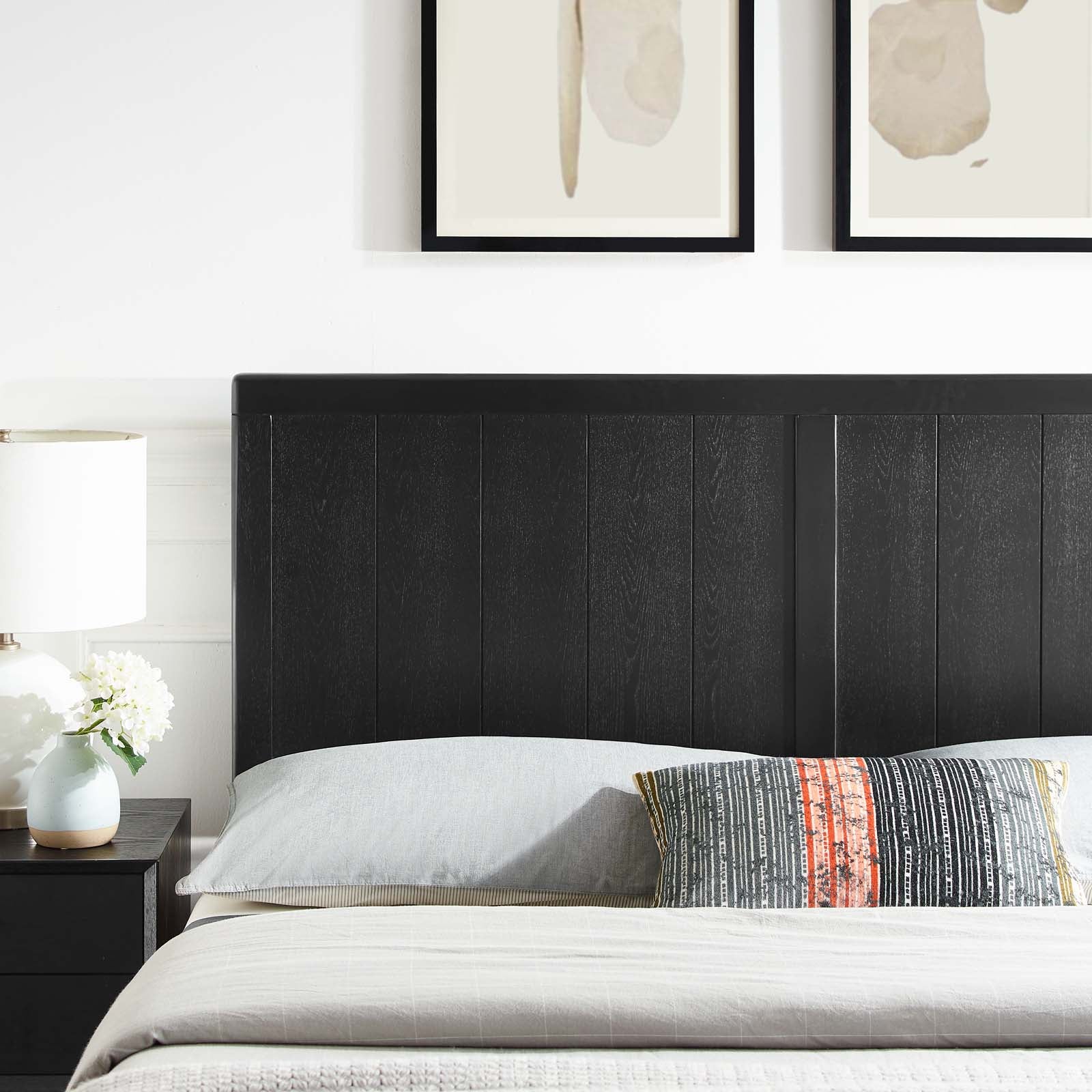 Raelynn King Wood Headboard