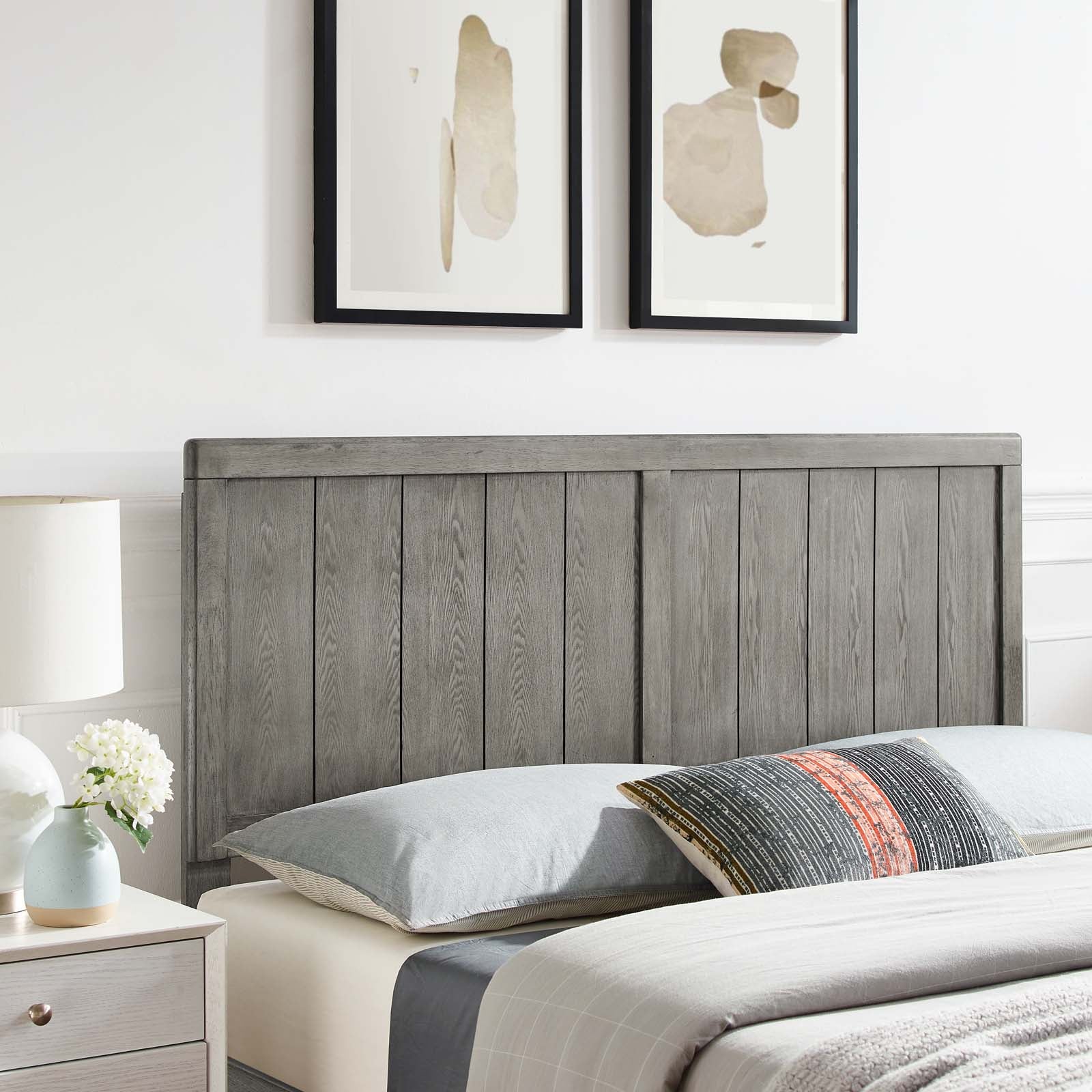 Raelynn King Wood Headboard