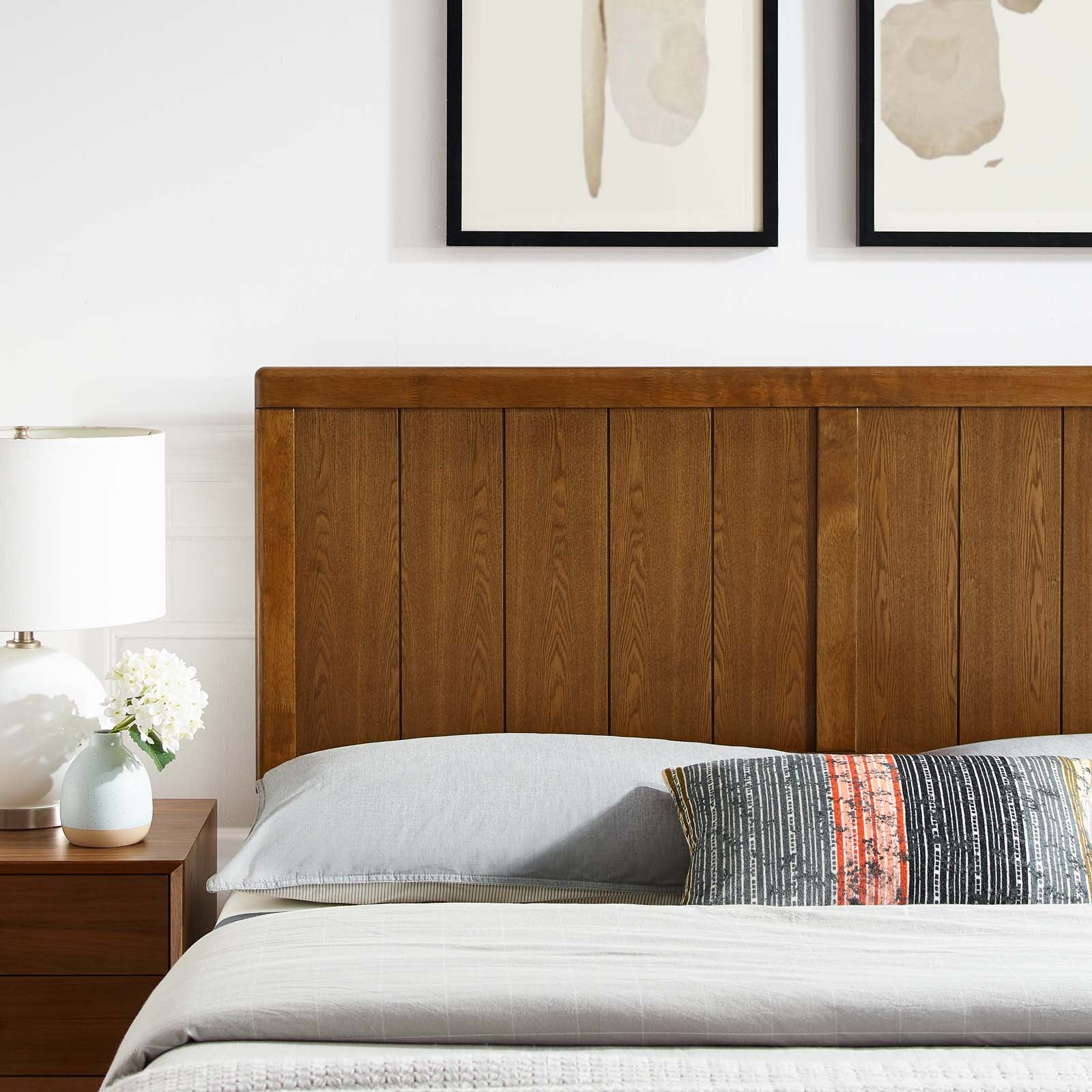 Raelynn King Wood Headboard