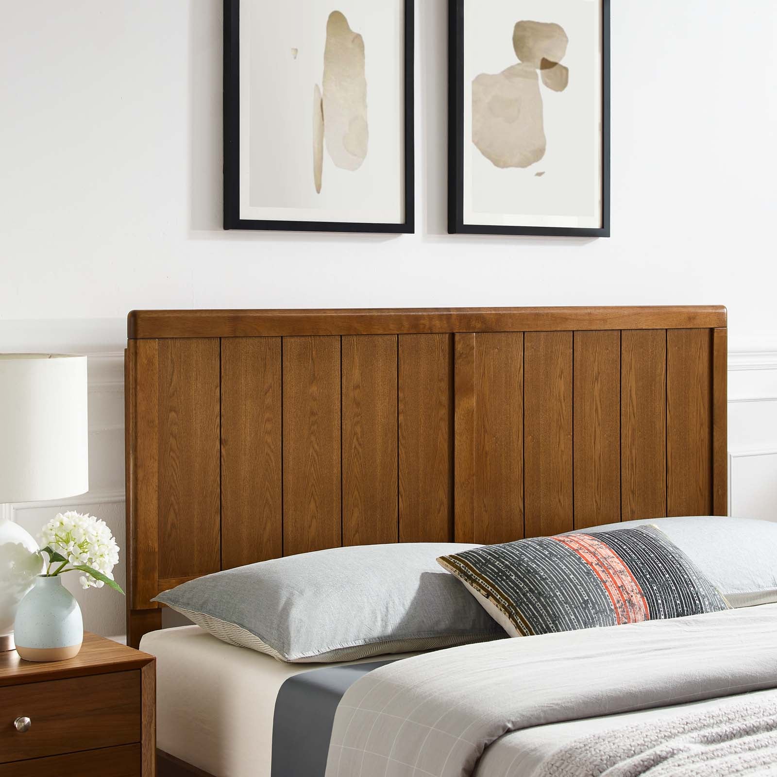 Raelynn King Wood Headboard