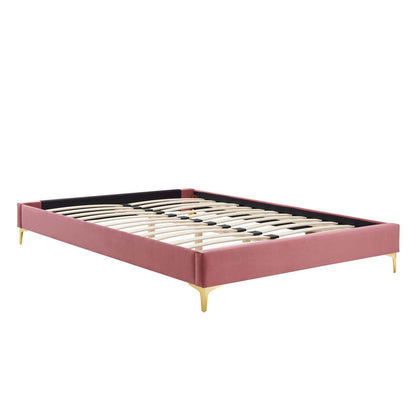 Wrenley Performance Velvet Full Bed Frame
