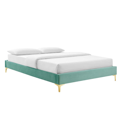 Wrenley Performance Velvet King Bed Frame