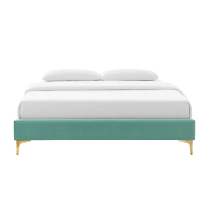 Wrenley Performance Velvet King Bed Frame