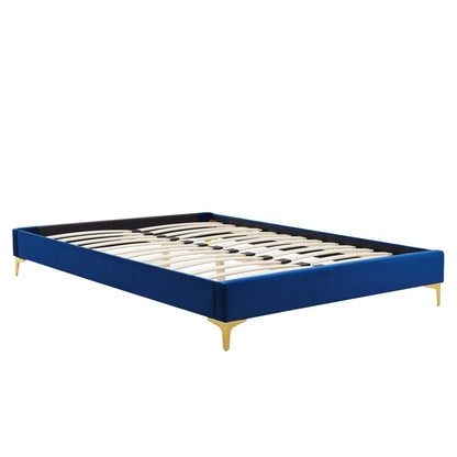 Wrenley Performance Velvet King Bed Frame