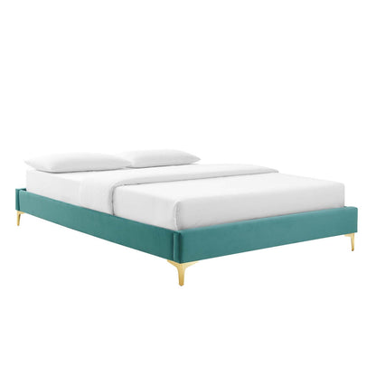 Wrenley Performance Velvet King Bed Frame