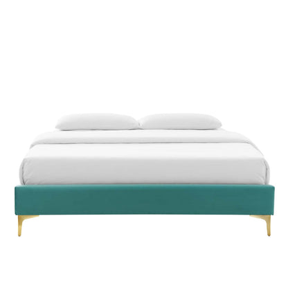 Wrenley Performance Velvet King Bed Frame