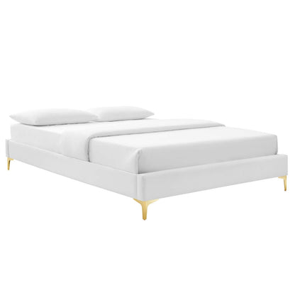Harley Performance Velvet Twin Platform Bed Frame