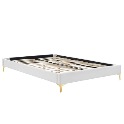 Wrenley Performance Velvet King Bed Frame
