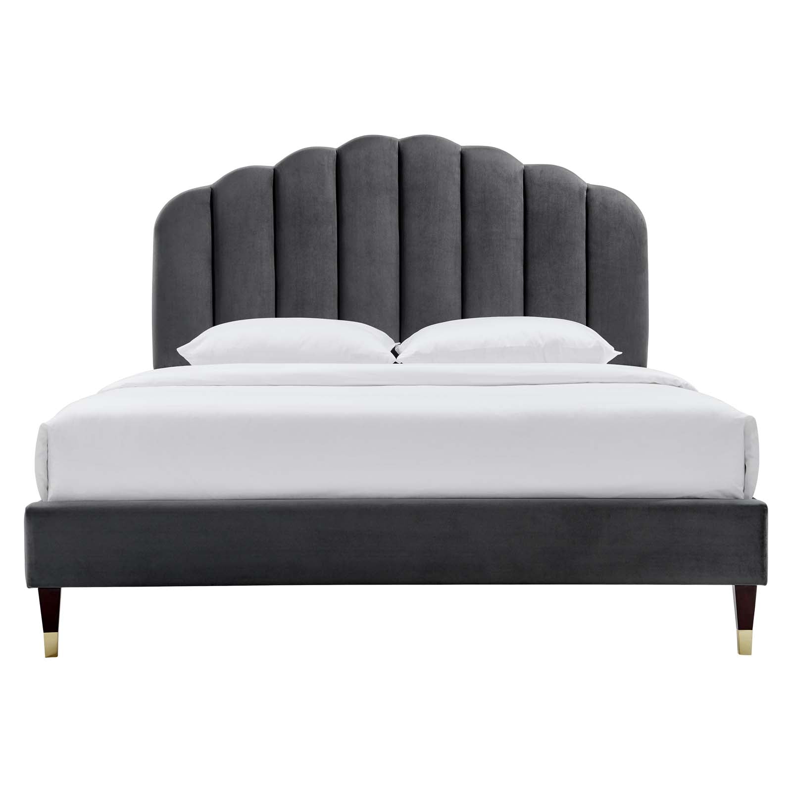 Daffodil Performance Velvet Platform Bed