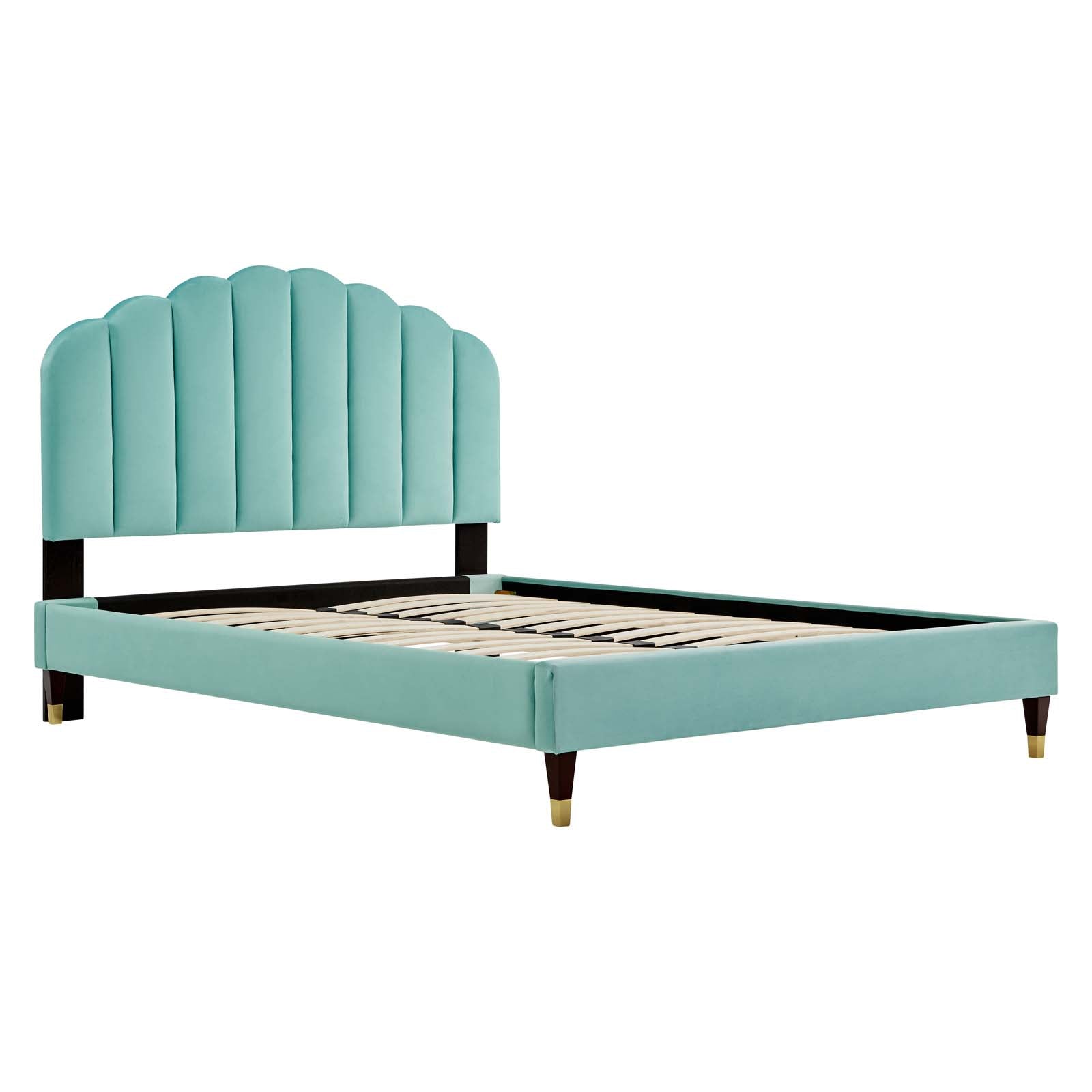 Daffodil Performance Velvet Platform Bed