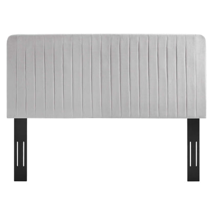 Mylah Channel Tufted Performance Velvet Twin Headboard