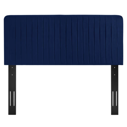 Mylah Channel Tufted Performance Velvet Twin Headboard