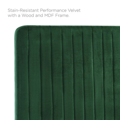 Mylah Channel Tufted Performance Velvet King/CA King Headboard