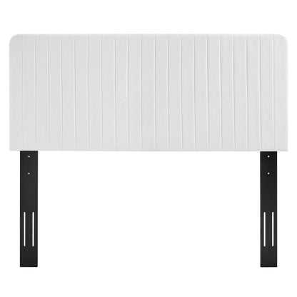 Mylah Channel Tufted Upholstered Fabric Twin Headboard