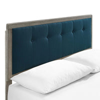 Agathe Wood King Platform Bed With Splayed Legs