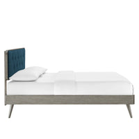 Adelina Wood Twin Platform Bed With Splayed Legs