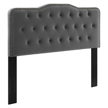Mildred Tufted Performance Velvet Headboard