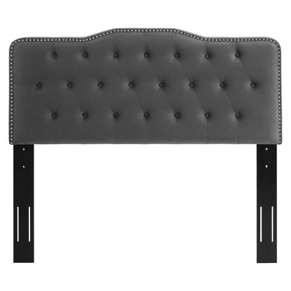 Mildred Tufted Performance Velvet Headboard