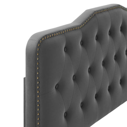 Mildred Tufted Performance Velvet Headboard
