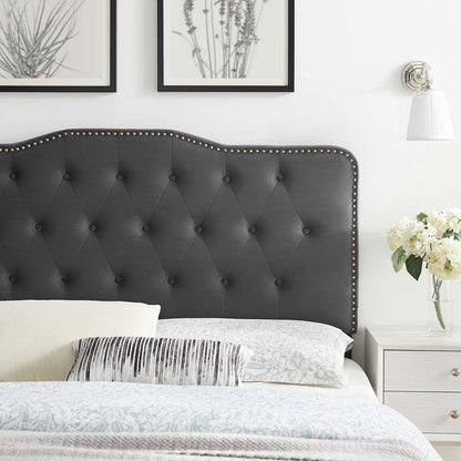 Mildred Tufted Performance Velvet Headboard